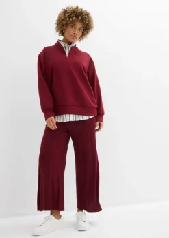 Mujer bonprix bonprix Pantalón de punto de mezcla de viscosa fluida, largo 7/8