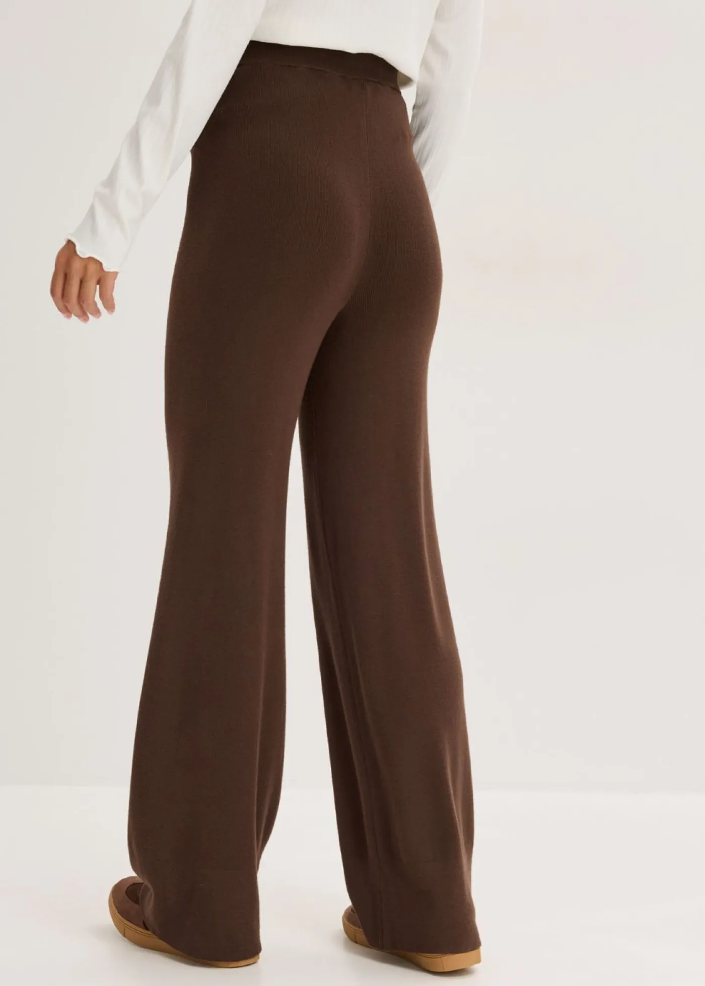 Mujer bonprix bonprix Pantalón de punto de mezcla de viscosa suave