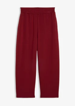 Mujer bonprix bonprix Pantalón de punto de neopreno con corte barrel