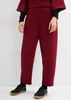 Mujer bonprix bonprix Pantalón de punto de neopreno con corte barrel