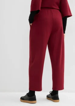 Mujer bonprix bonprix Pantalón de punto de neopreno con corte barrel