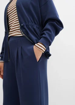 Mujer bonprix bonprix Pantalón de punto de neopreno con pinzas