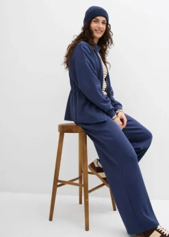 Mujer bonprix bonprix Pantalón de punto de neopreno con pinzas