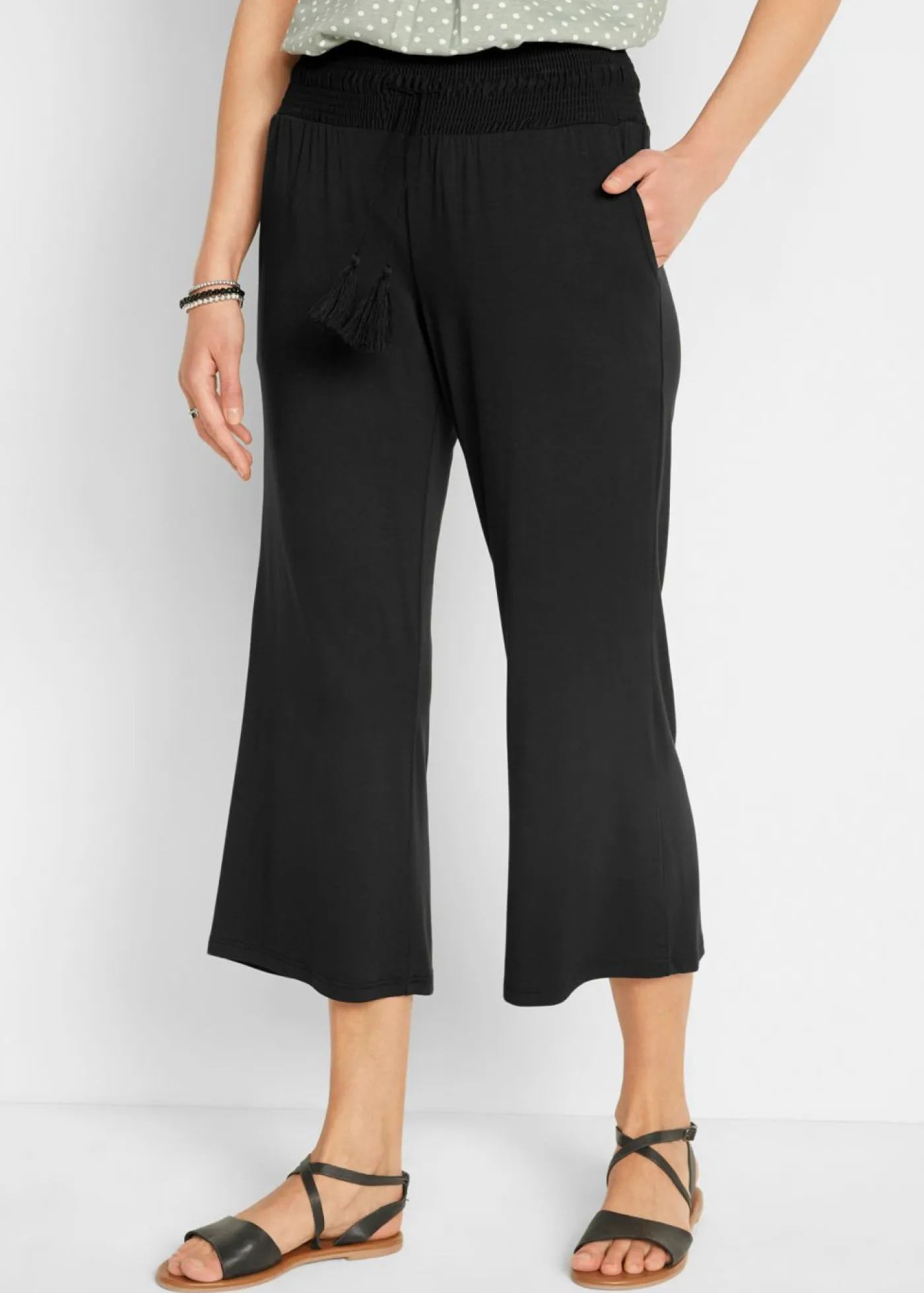 Mujer bonprix bonprix Pantalón de punto de viscosa