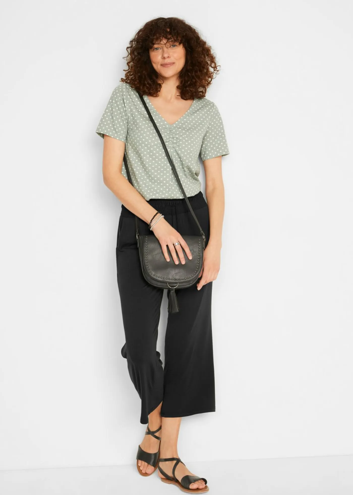 Mujer bonprix bonprix Pantalón de punto de viscosa