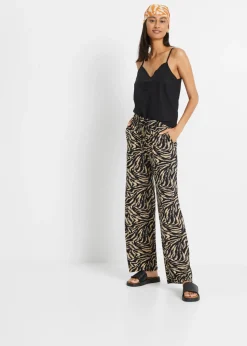 Mujer bonprix bonprix Pantalón de punto de viscosa fluida
