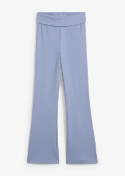 bonprix bonprix Ropa 9 A 16 Años·Pantalones Y Leggings>Pantalón de punto elástico con algodón orgánico Azul mate