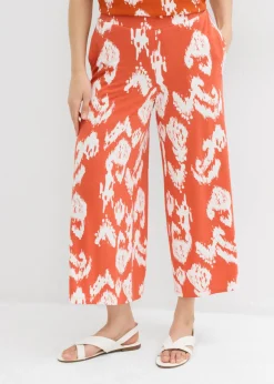 Mujer bonprix bonprix Pantalón de punto en mezcla de viscosa