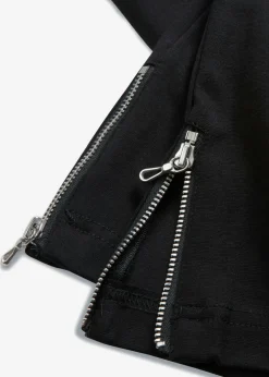 bonprix bonprix Pantalones>Pantalón de punto en mezcla de viscosa Negro