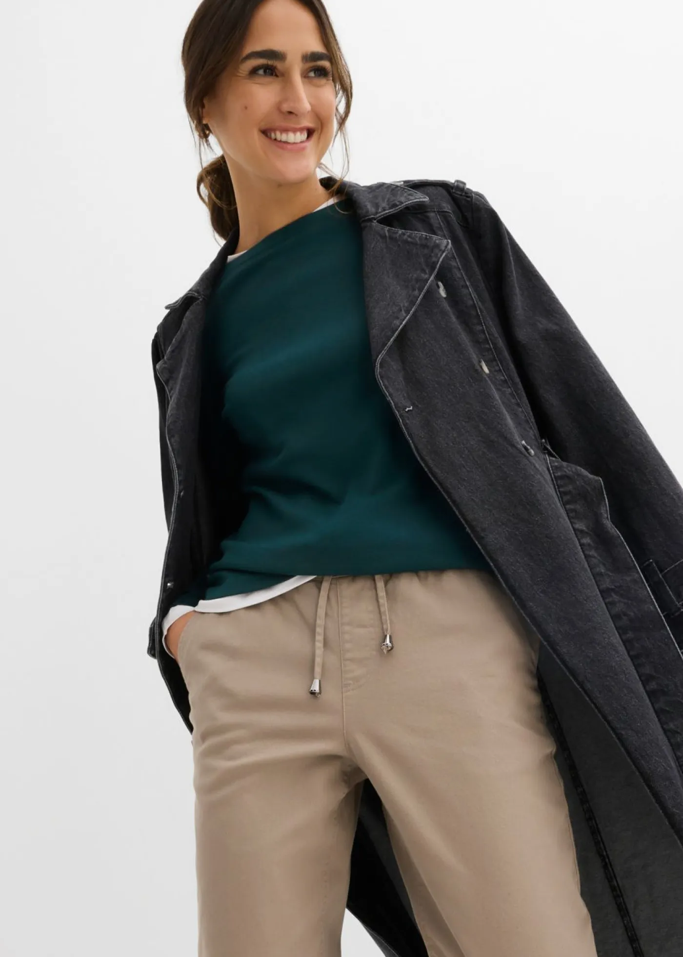 Mujer bonprix bonprix Pantalón de sarga