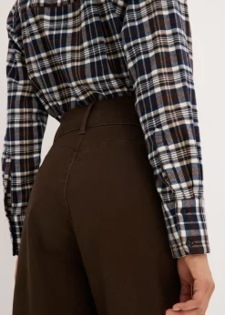 Mujer bonprix bonprix Pantalón de sarga con cintura alta