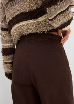 Mujer bonprix bonprix Pantalón de sarga de algodón puro