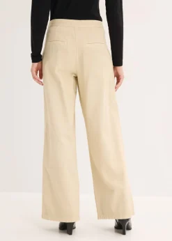 Mujer bonprix bonprix Pantalón de sarga de algodón puro