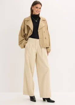 Mujer bonprix bonprix Pantalón de sarga de algodón puro