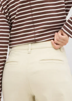 Mujer bonprix bonprix Pantalón de sarga de talle alto