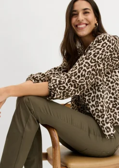 Mujer bonprix bonprix Pantalón de sarga elástica