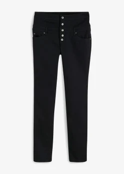 bonprix bonprix Pantalones|Novedades>Pantalón de sarga elástica Negro