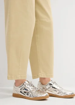 Mujer bonprix bonprix Pantalón de sarga en mezcla de algodón elástico