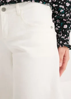 Mujer bonprix bonprix Pantalón de sarga en mezcla de algodón elástico