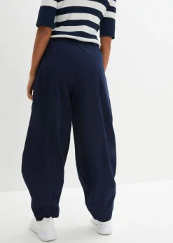 Mujer bonprix bonprix Pantalón de sarga ligero, ajuste bombacho
