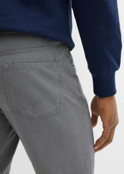 Hombre bonprix bonprix Pantalón de sarga regular fit de algodón orgánico, straight