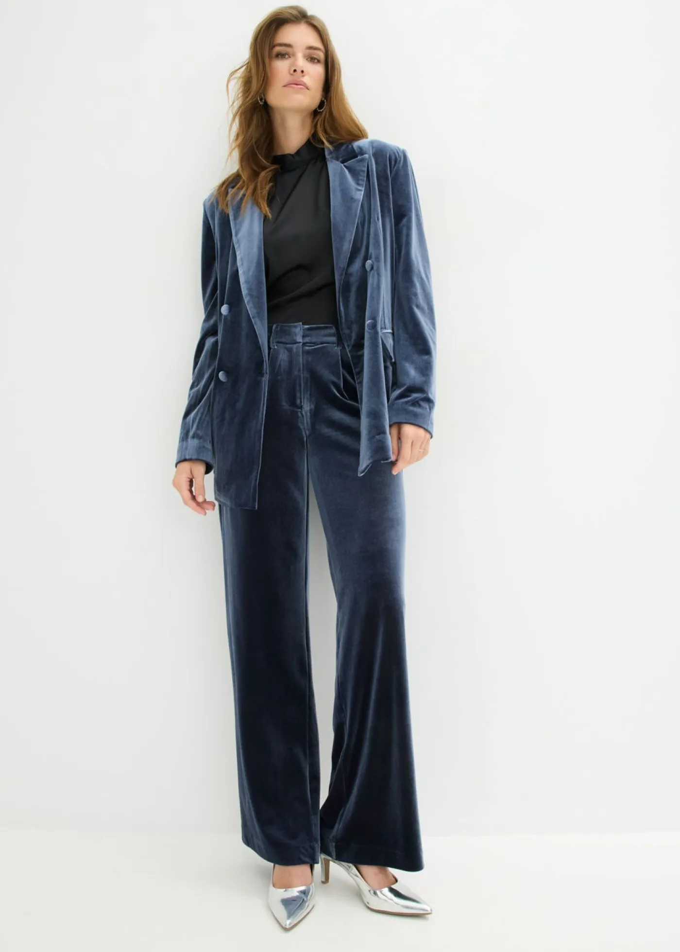 Mujer bonprix bonprix Pantalón de terciopelo suave