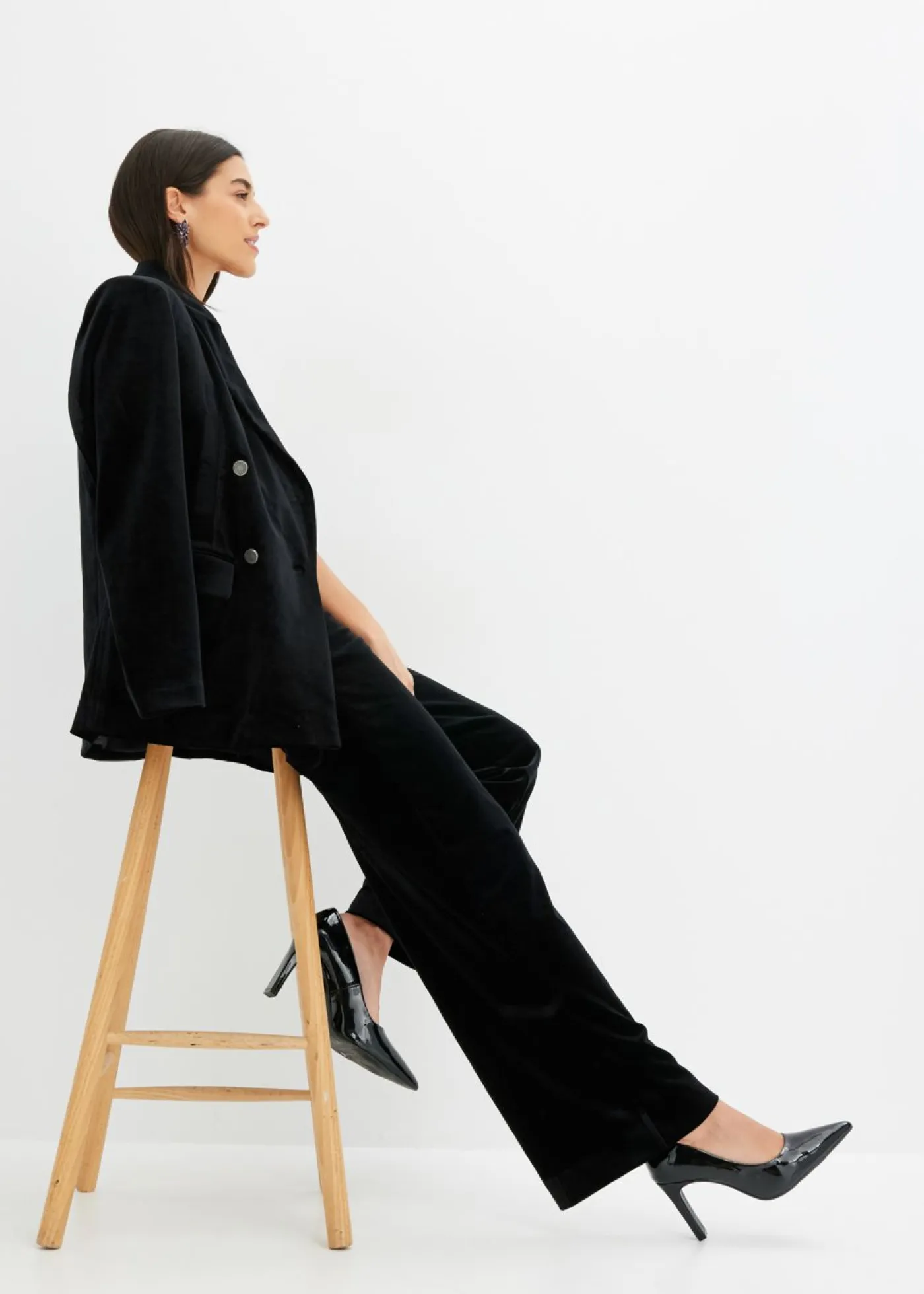 Mujer bonprix bonprix Pantalón de terciopelo suave