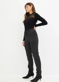 Mujer bonprix bonprix Pantalón de traje de satén fino