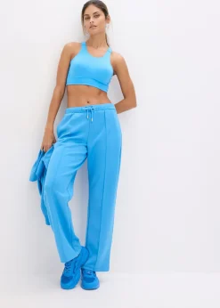 Mujer bonprix bonprix Pantalón deportivo con costuras decorativas