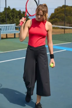 Mujer bonprix bonprix Pantalón deportivo hasta la pantorrilla de material de secado rápido