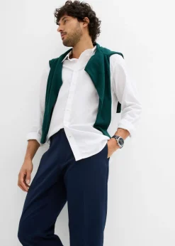 Hombre bonprix bonprix Pantalón elegante con pinzas y corte regular