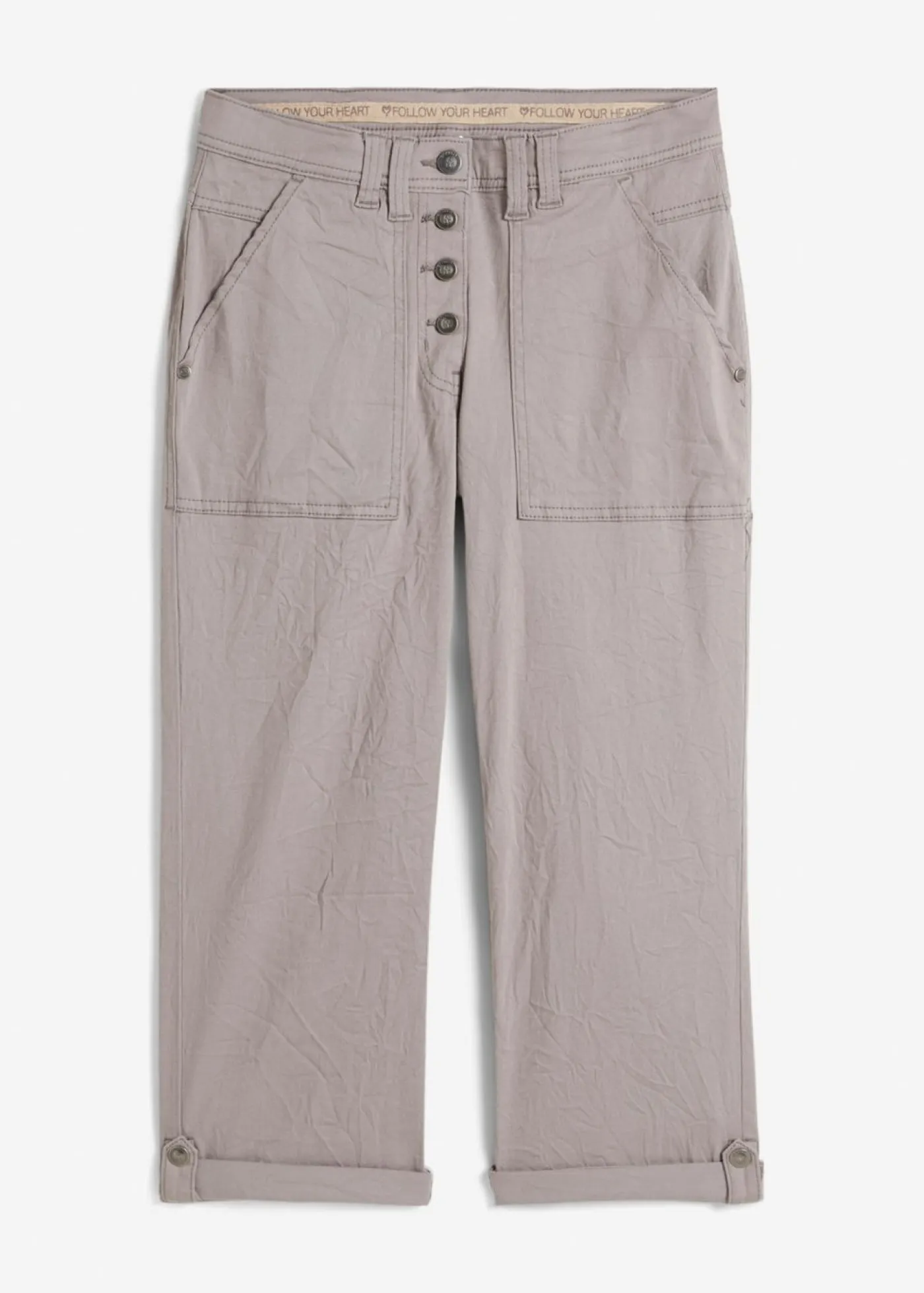 bonprix bonprix Pantalones>Pantalón elástico Gris