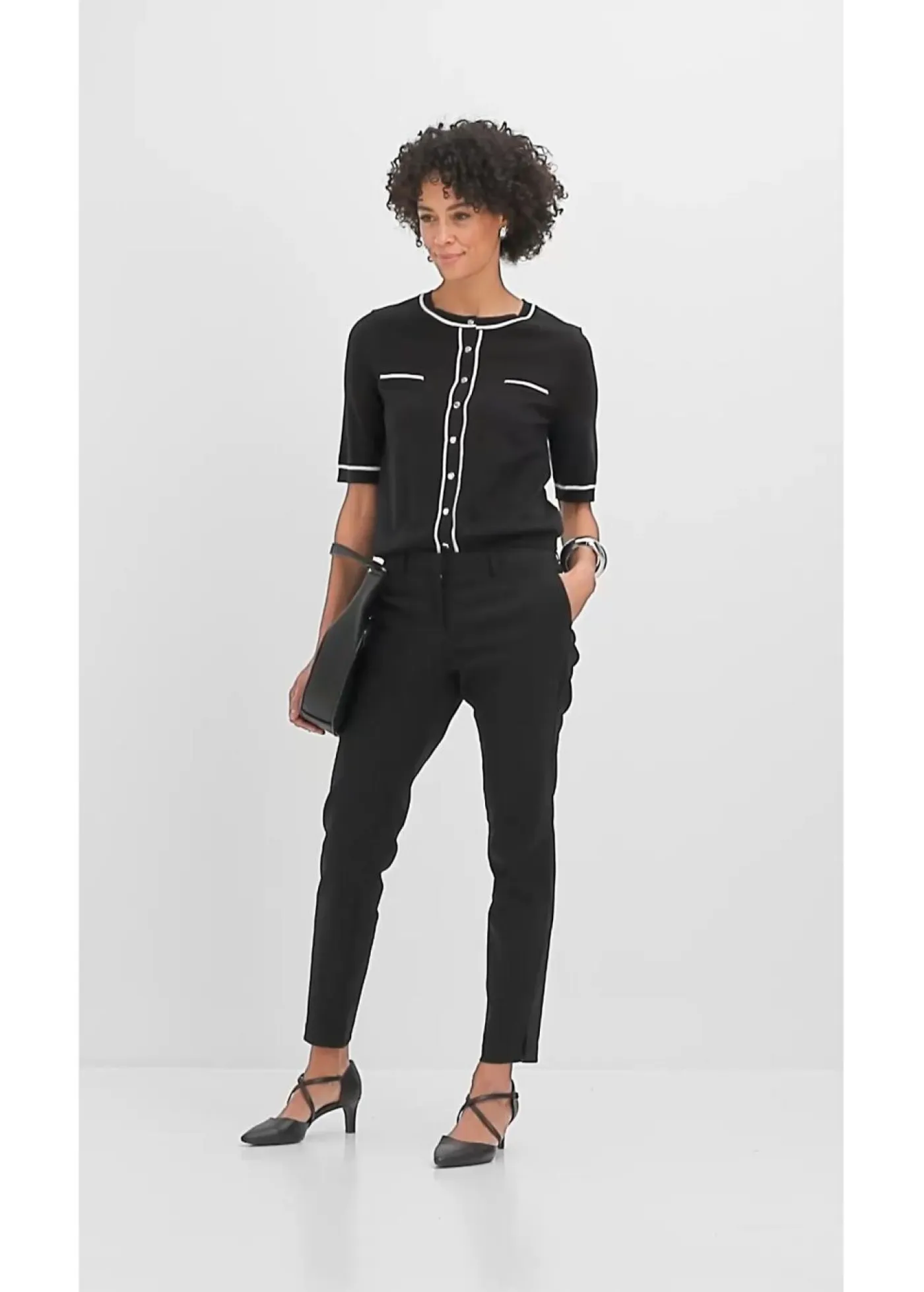 bonprix bonprix Pantalones|Novedades>Pantalón elástico Negro