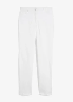 bonprix bonprix Pantalones|Tallas Pequeñas>Pantalón elástico Blanco