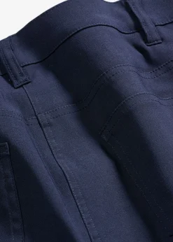 bonprix bonprix Pantalones|Tallas Pequeñas>Pantalón elástico, bootcut Azul marino