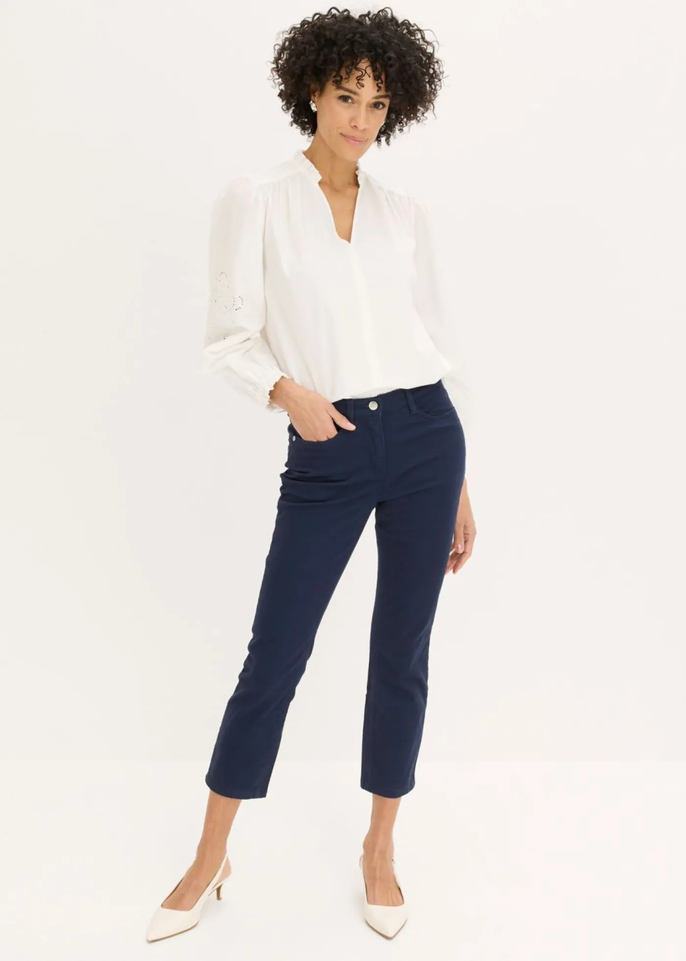Mujer bonprix bonprix Pantalón elástico capri