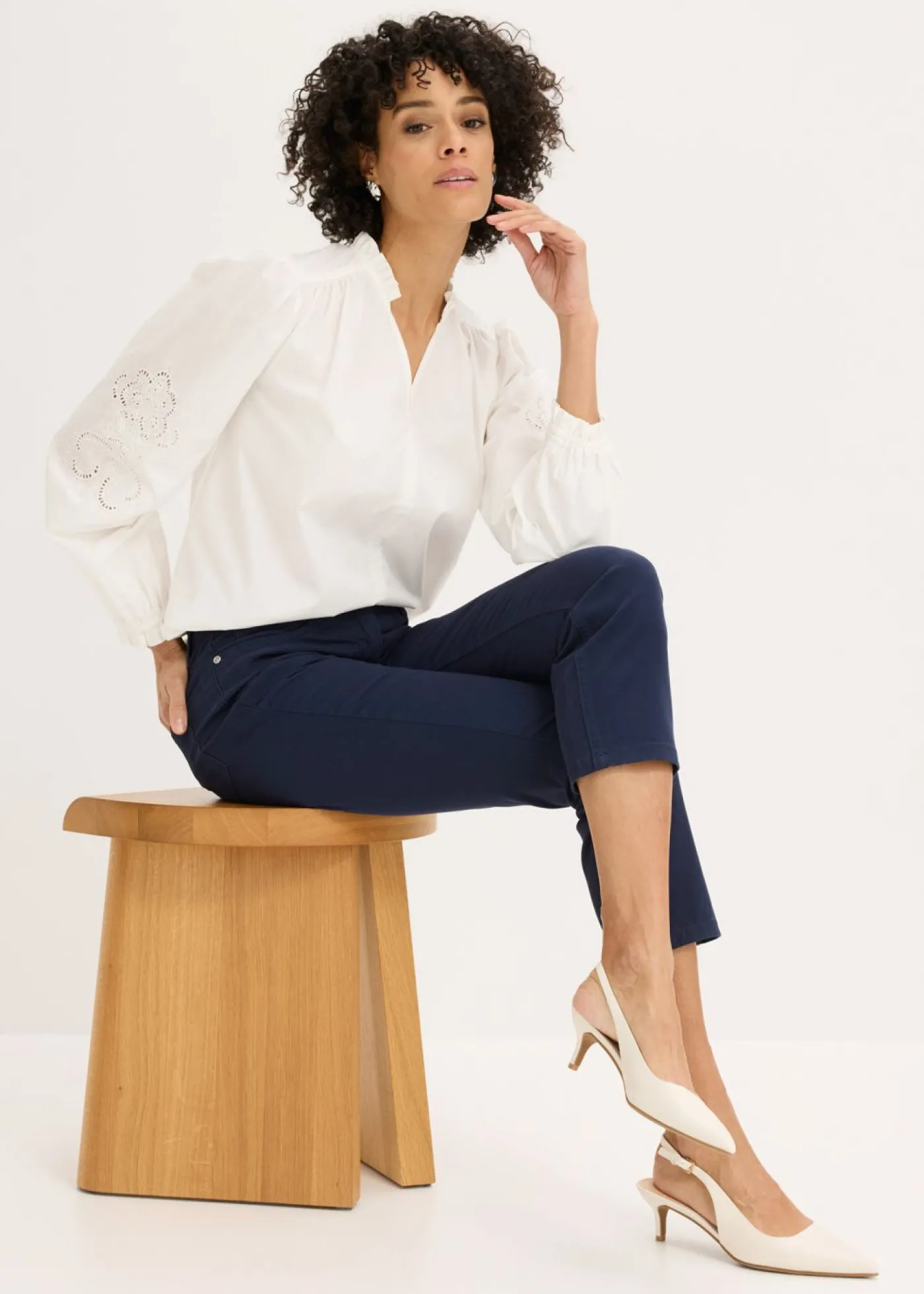 Mujer bonprix bonprix Pantalón elástico capri