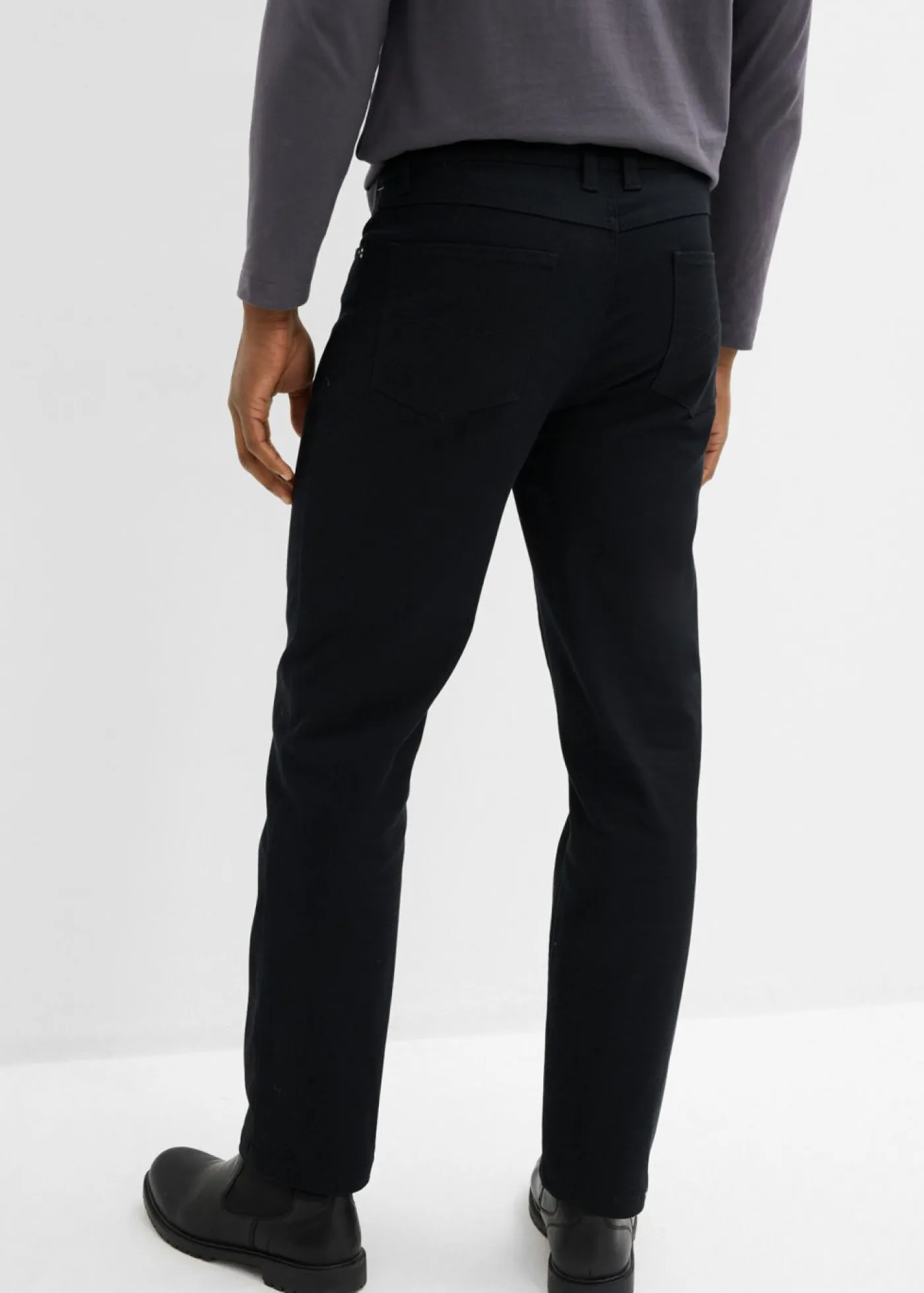 Hombre bonprix bonprix Pantalón elástico, classic fit, straight