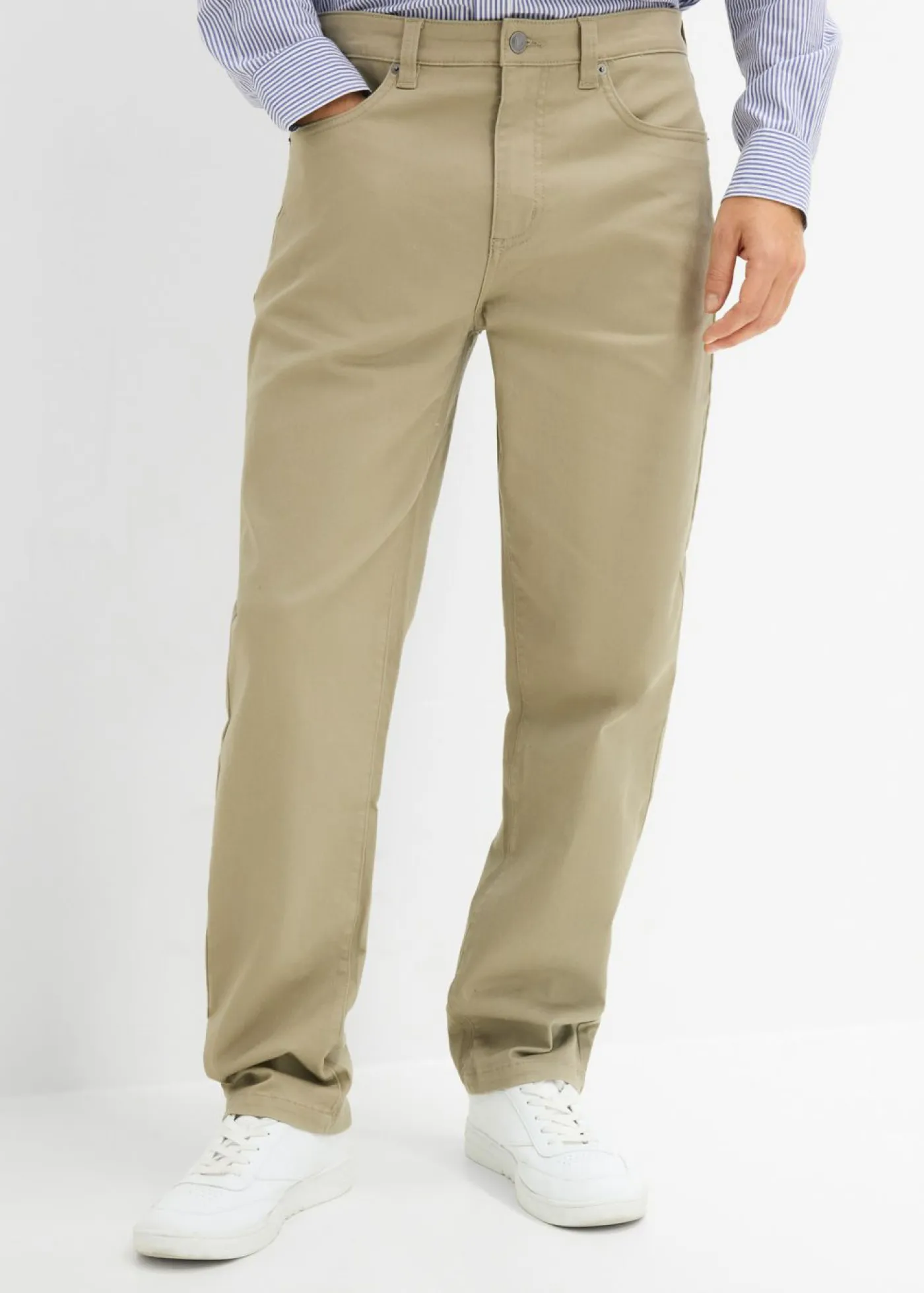 Hombre bonprix bonprix Pantalón elástico, classic fit, straight