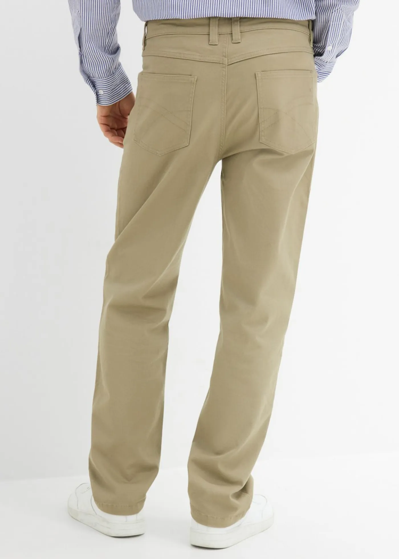 Hombre bonprix bonprix Pantalón elástico, classic fit, straight