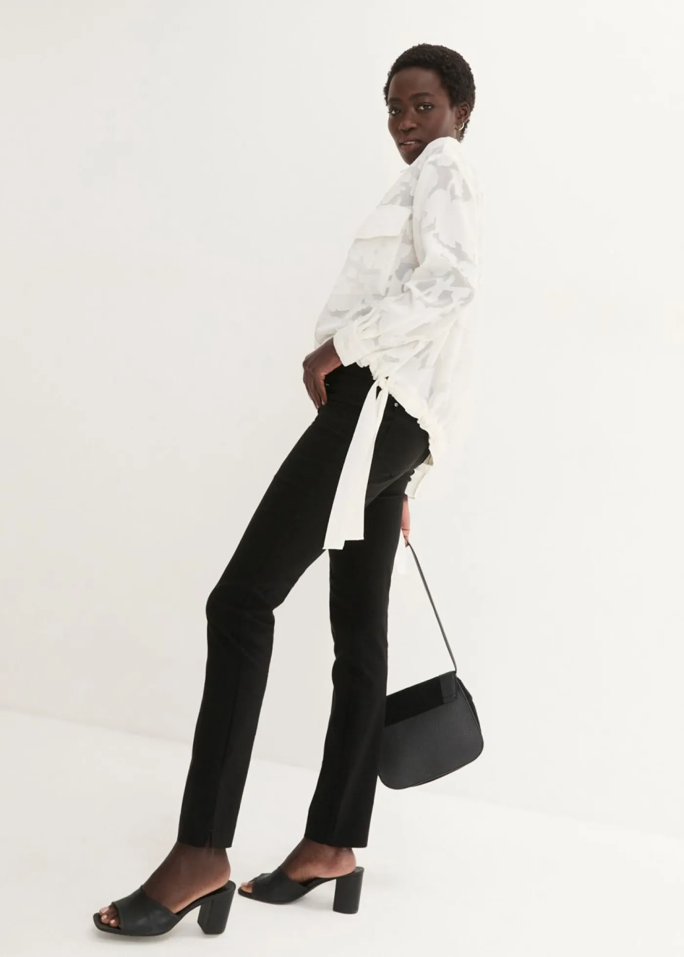 Mujer bonprix bonprix Pantalón elástico con cintura antideslizante