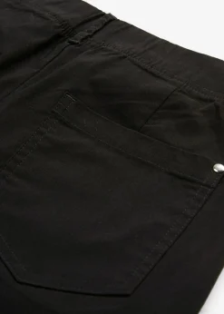 bonprix bonprix Tallas Pequeñas>Pantalón elástico con cintura antideslizante Negro