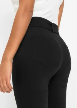 Mujer bonprix bonprix Pantalón elástico con cinturón