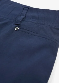 bonprix bonprix Pantalones|Tallas Pequeñas>Pantalón elástico con cintura antideslizante Azul marino