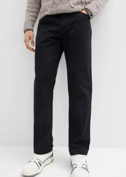 Hombre bonprix bonprix Pantalón elástico con corte informal, cinturilla elástica y forma recta