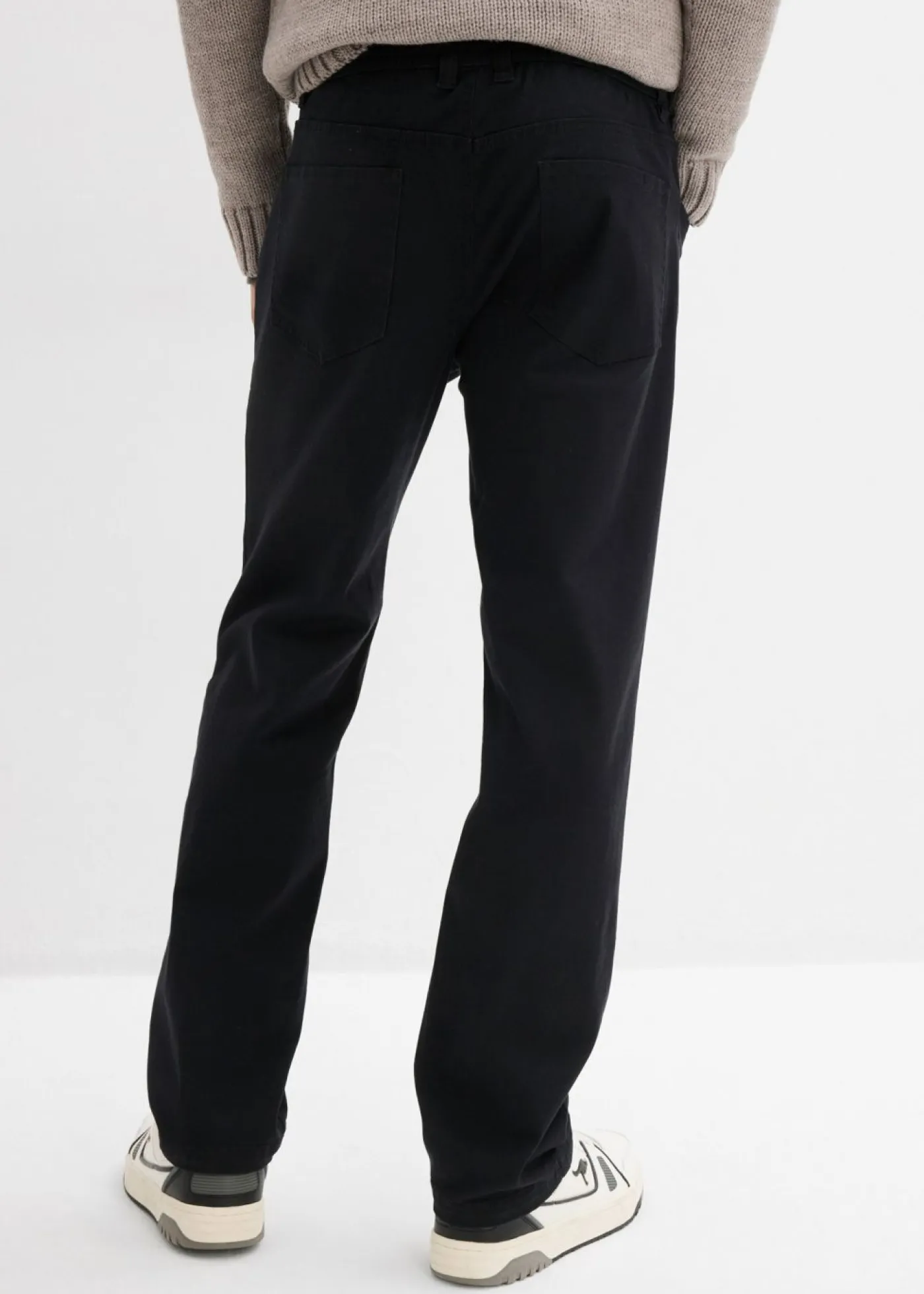 Hombre bonprix bonprix Pantalón elástico con corte informal, cinturilla elástica y forma recta