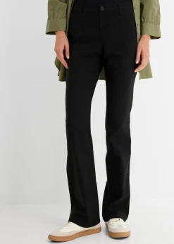 Mujer bonprix bonprix Pantalón elástico de bengalina, bootcut