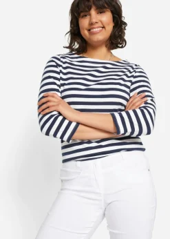 Mujer bonprix bonprix Pantalón elástico de corte recto de bengalina