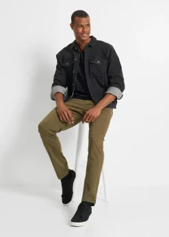Hombre bonprix bonprix Pantalón elástico de corte regular y recto