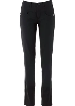 Mujer bonprix bonprix Pantalón elástico de corte recto de bengalina